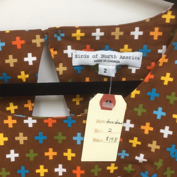 NWT Birds of North America Dress Sz2 - Picture 5 of 5